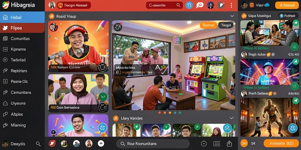 Gambar karakter yang dapat disesuaikan dengan berbagai aksesori.