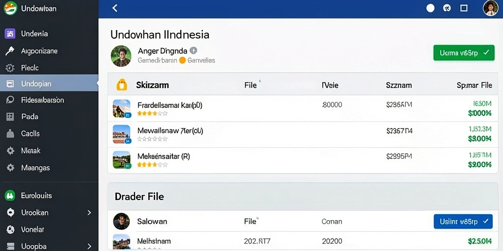 Antarmuka pengguna yang menawan dan mudah dinavigasi.