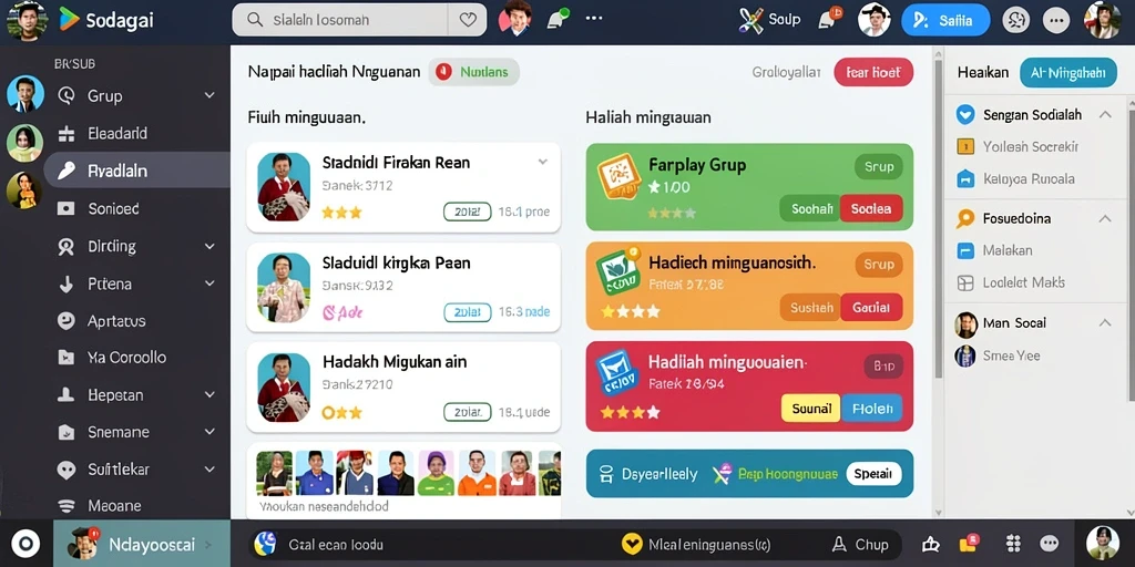 Tampilan antarmuka yang ramah pengguna.