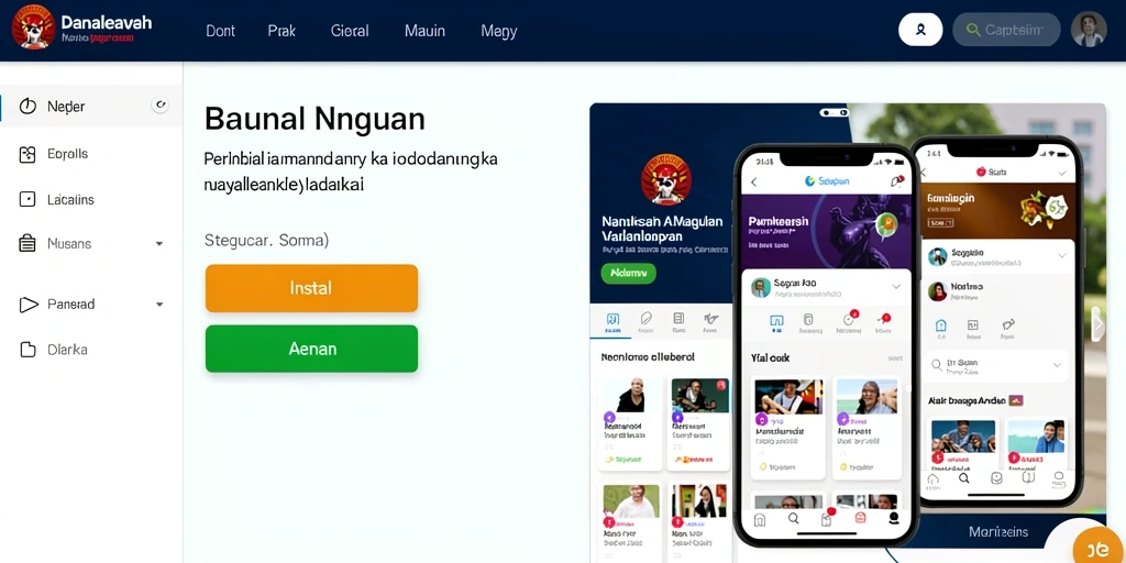 Screenshot aplikasi DAYA4D yang menunjukkan tampilan antarmuka utama.