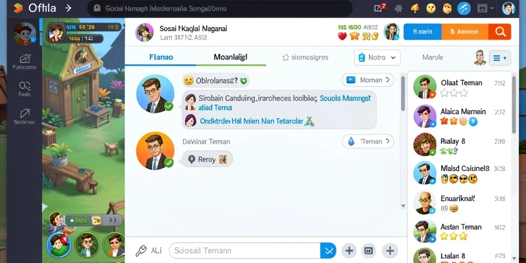 Tampilan karakter utama yang siap beraksi.