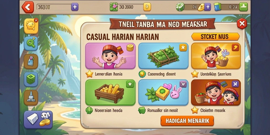 Tampilan awal yang menarik dengan antarmuka yang user-friendly.