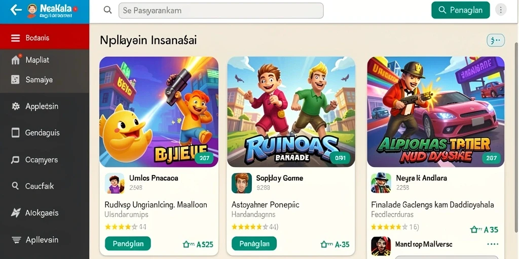 Tampilan grafis yang menarik dan menawan.