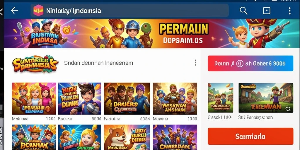 Screenshot aplikasi yang menampilkan pemandangan menawan dalam game.