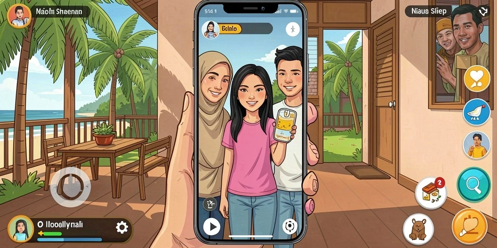 Tangkapan layar menampilkan tampilan antarmuka permainan yang menarik.