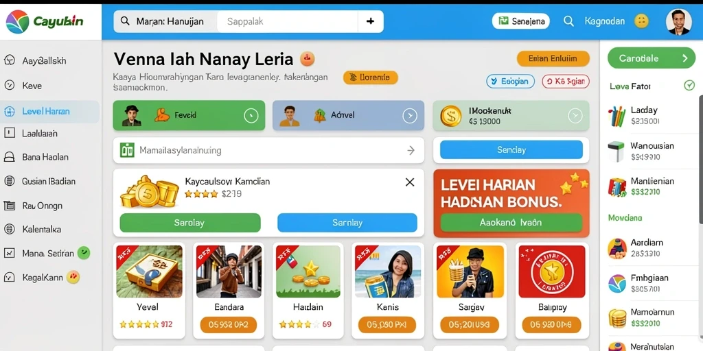 Tampilan antarmuka PASAR123 yang modern dan menarik.