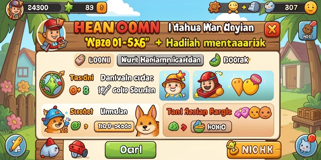Tampilan grafis yang menarik dan modern.