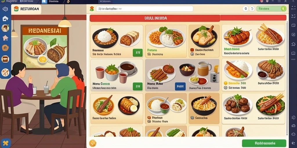Screenshot menunjukkan grafis yang memukau dalam gameplay.