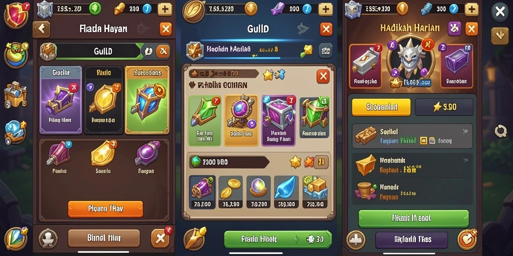 Screenshot menggambarkan karakter utama dalam pertempuran.