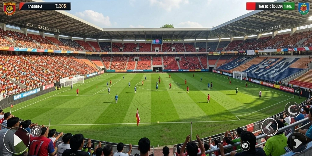 Tampilan awal permainan yang menarik dan intuitif.