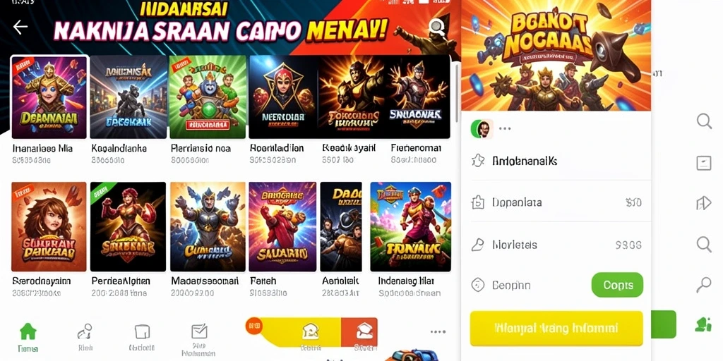 Antarmuka pengguna yang intuitif dan menarik.