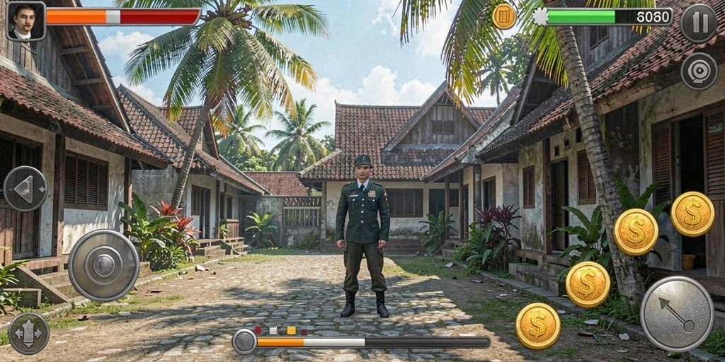 Tampilan antarmuka utama yang menarik dan mudah dipahami.